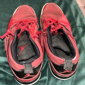 Jordan Flight 45 Red Shoes- Size 10